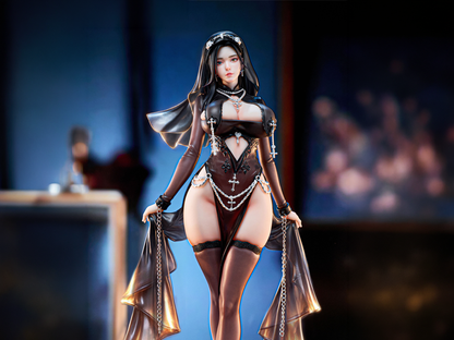 Real on real Dark Nun 1/6 Scale Figure in PVC and ABS Collectible - View 2
