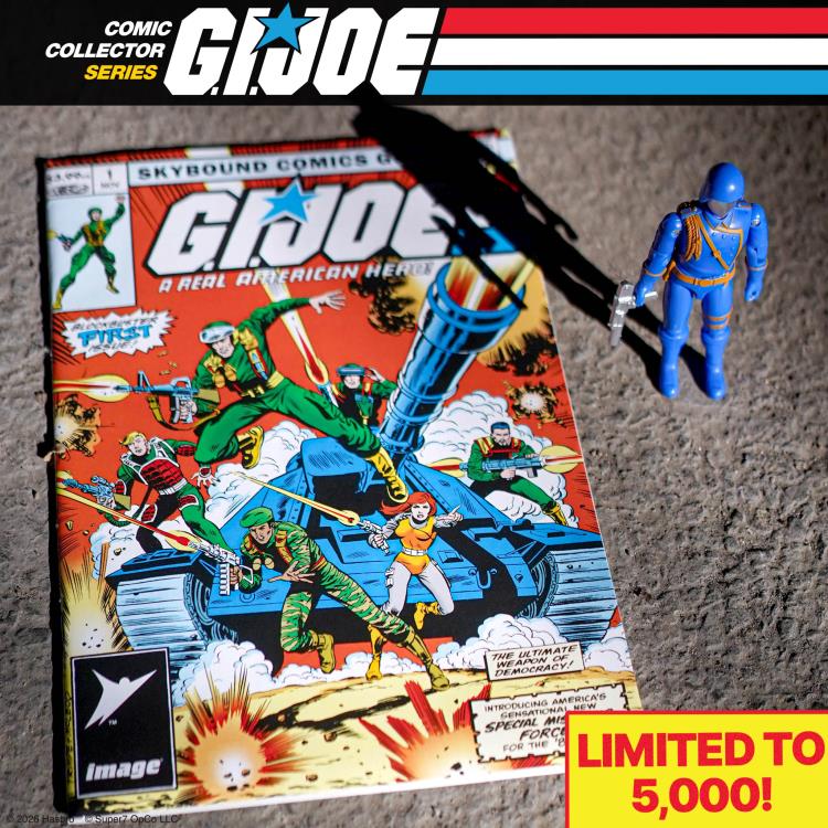 Super7 G.I. Joe ReAction+ Comic Collector Series Cobra Commander Action Figure and Comic Set - View 3