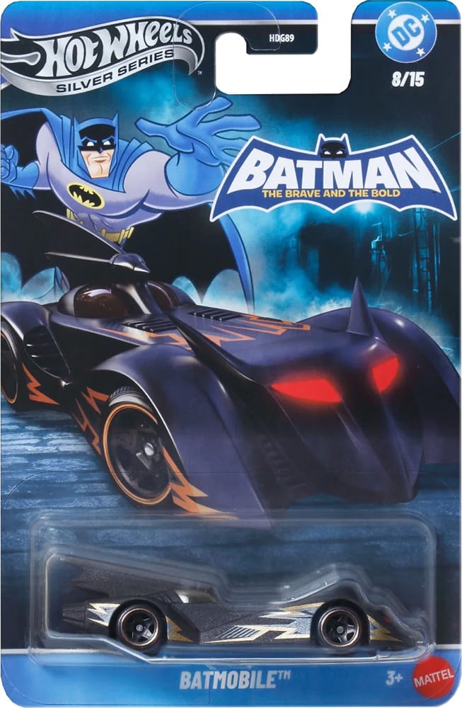Mattel Hot Wheels DC Comics Silver Series 2026 Mix 2 Set of 5 1/64 Scale Die-Cast Models - View 8