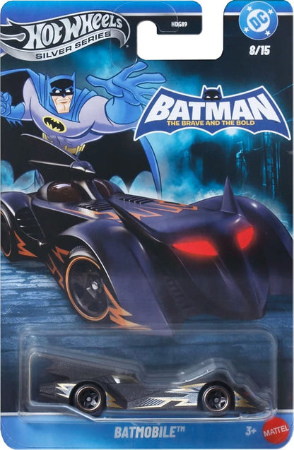 Mattel Hot Wheels DC Comics Silver Series 2026 Mix 2 Set of 5 1/64 Scale Die-Cast Models - View 8