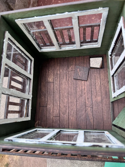 Mini Materials 1/12 Scale Fire Tower Lookout Plywood Miniature, 23.5-Inch - View 7