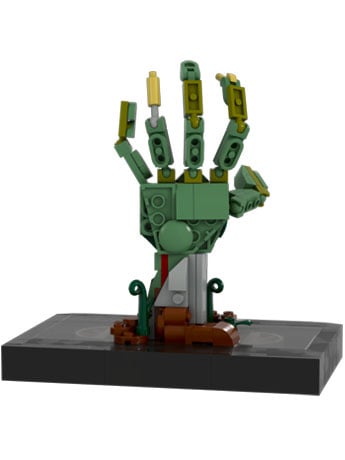 Horror Bricks Zombie Collector Brick Pocket VHS #2 Block Set, 5.5-Inch