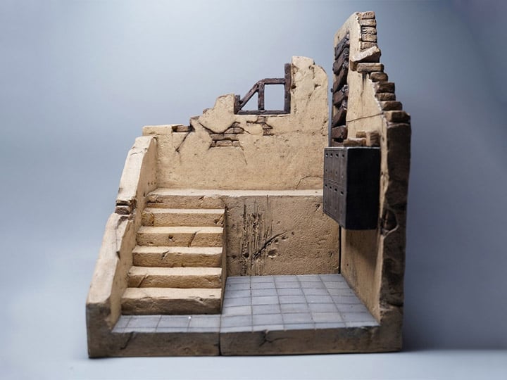 Twelve World Military Encampment 1/12 Scale Resin Diorama Base - View 2