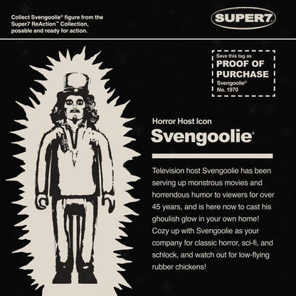 Super7 Svengoolie ReAction Svengoolie (Monster Glow) Plastic Action Figure - View 7