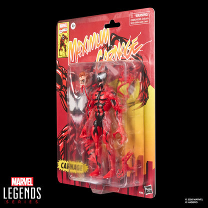 Hasbro Spider-Man: The Animated Series Marvel Legends Retro Collection Carnage Maximum Carnage Cardback - View 11