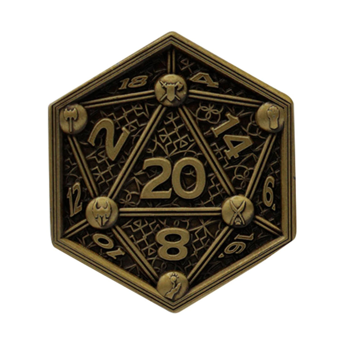 Fanattik Collectibles Dungeons & Dragons Class Cards and D20 Flip Coin Set - View 4