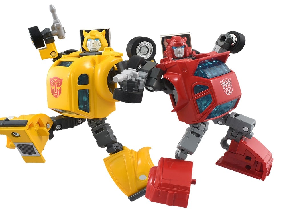 Takara Tomy Transformers Missing Link C-09 Cybertron Hero Set with Cliffjumper and Bumblebee - View 2