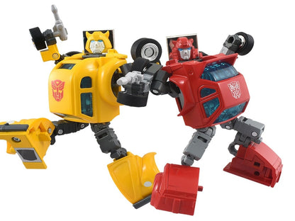 Takara Tomy Transformers Missing Link C-09 Cybertron Hero Set with Cliffjumper and Bumblebee - View 2