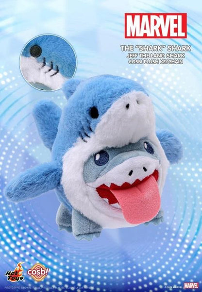 Hot Toys Marvel Comics Cosbi Jeff the Land Shark Random Plush Keychain, 4-Inch - View 4
