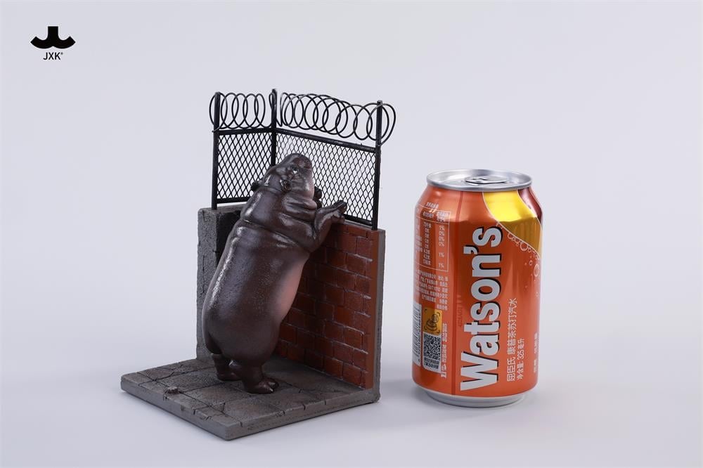 JxK.Studio Baby Hippo 6.0 Wall 1/6 Scale Resin Accessory Set - View 4