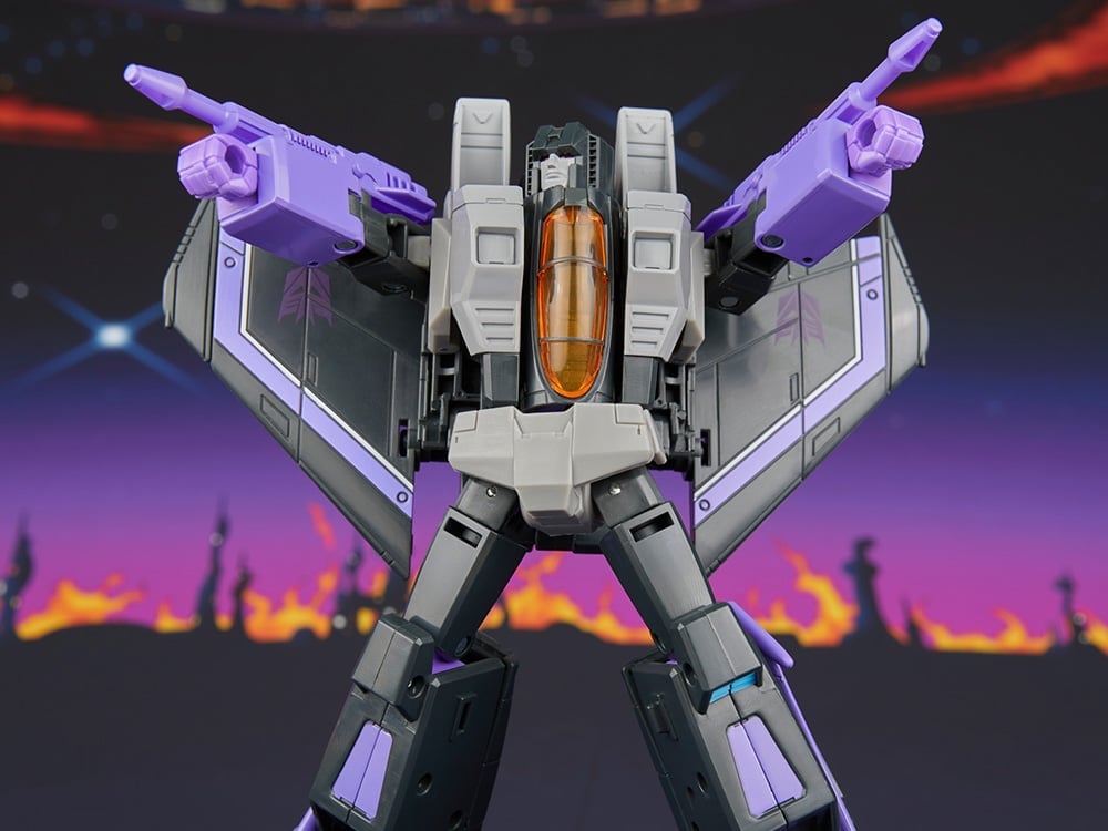 Hasbro The Transformers: The Movie Studio Series 86 Voyager Class Skywarp Plastic Action Figure - View 2