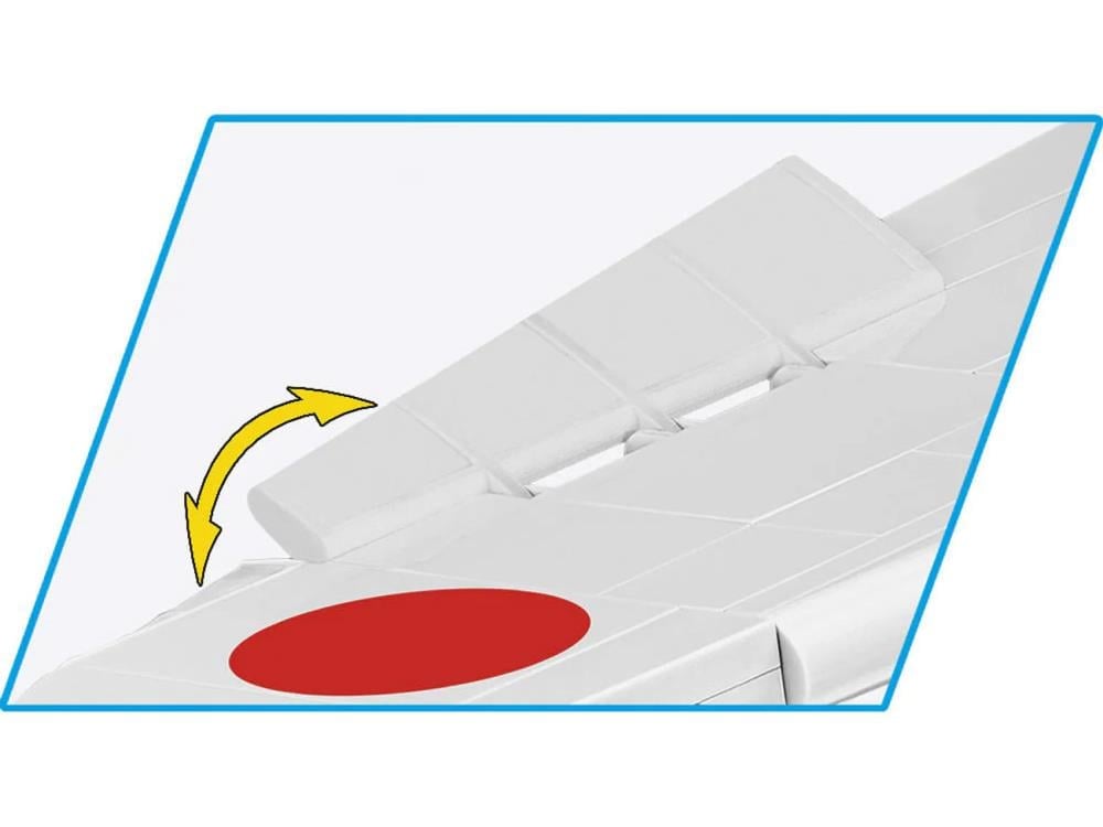 COBI Mitsubishi Historical Collection WWII A6M2 "Zero-Sen" 1/32 Scale Building Block Set - View 4