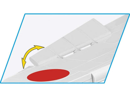 COBI Mitsubishi Historical Collection WWII A6M2 "Zero-Sen" 1/32 Scale Building Block Set - View 4