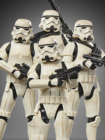 Hasbro Star Wars The Vintage Collection Imperial Remnant Stormtrooper Exclusive Action Figure Set