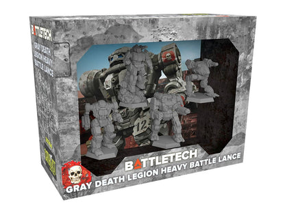 Catalyst Game Labs BattleTech Gray Death Legion Heavy Battle Lance Miniature ForcePack - View 2