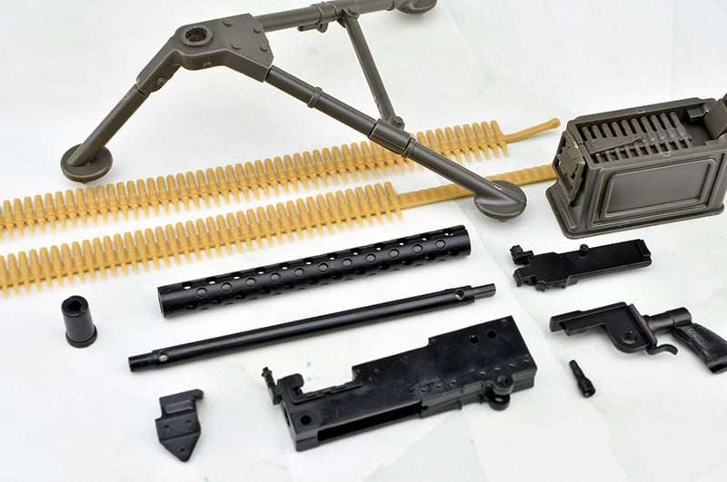 Tomytec Little Armory LD051 Type M1919A4 Heavy Machine Gun 1/12 Scale Accessory Set - View 6