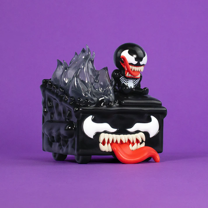 100% Soft Marvel Venom Dumpster Fire 3.5-Inch Vinyl Figure - View 5