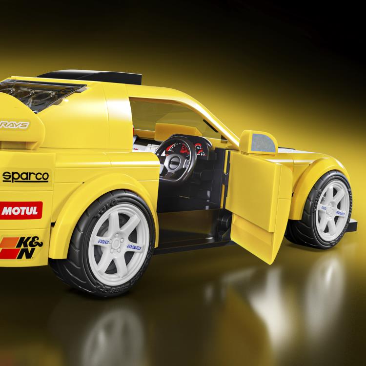 Hot Wheels Speed Series Mattel Brick Shop Custom '07 Honda S2000 1/32 Scale Building Set - View 6