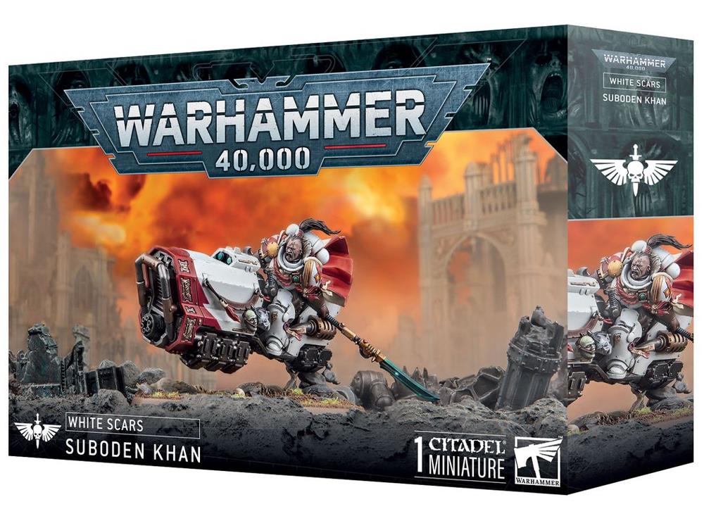 Games Workshop Warhammer 40,000 White Scars Suboden Khan Citadel Plastic Miniature - View 2