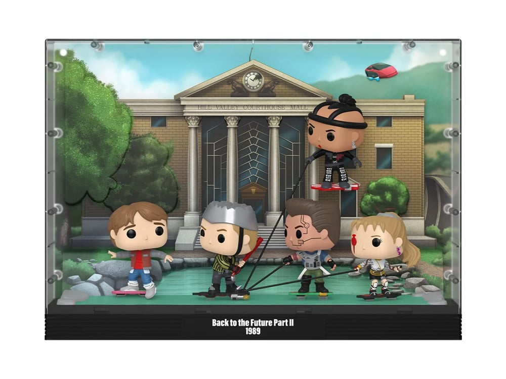 Funko Pop! Deluxe Moment Back to the Future Part II #11 Hoverboard Chase Scene Vinyl Figure Set - View 2