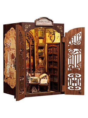Robotime Bookshop Memories Book Nook Miniature Building Kit