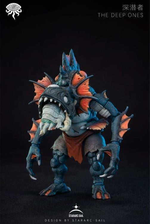 StarArc Toys Cthulhu San Zero The Deep One Orange Ver. 1/12 Scale 5-Inch Action Figure - View 8