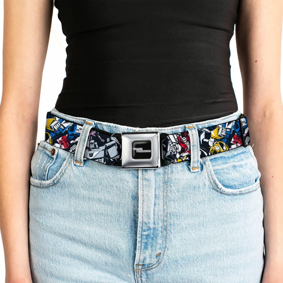 Buckle-Down Inc Transformers Character Collage Seatbelt Belt 1.5-Inch Wide - View 6