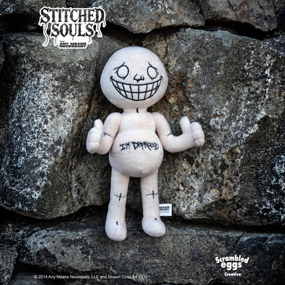 Scrambled Eggs Creative Stitched Souls I'm Depressed 12-Inch Polyester Plush - View 3