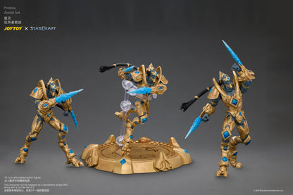 JoyToy StarCraft Protoss Zealot 1/25 Scale 4-Inch Action Figure Set - View 6