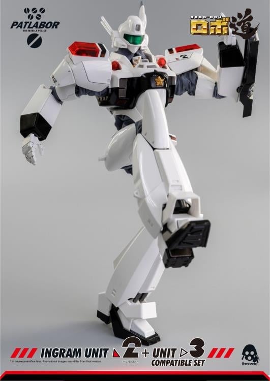 threezero Patlabor ROBO-DOU Ingram Unit 2 1/35 Scale Figure + Unit 3 Compatible Set - View 13