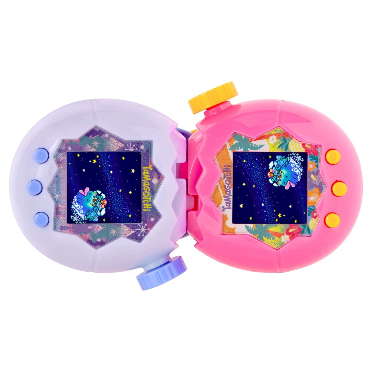 Bandai Tamagotchi Paradise (Orange Tropics) Plastic Virtual Pet, 3-Inch - View 8