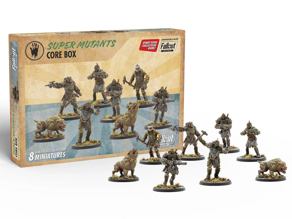 Modiphius Fallout Super Mutants Core Box Resin Miniatures Set - View 2