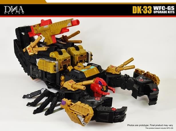 DNA Design DK-33 Upgrade Kit (Reissue) Plastic Model Accessory Set - View 11