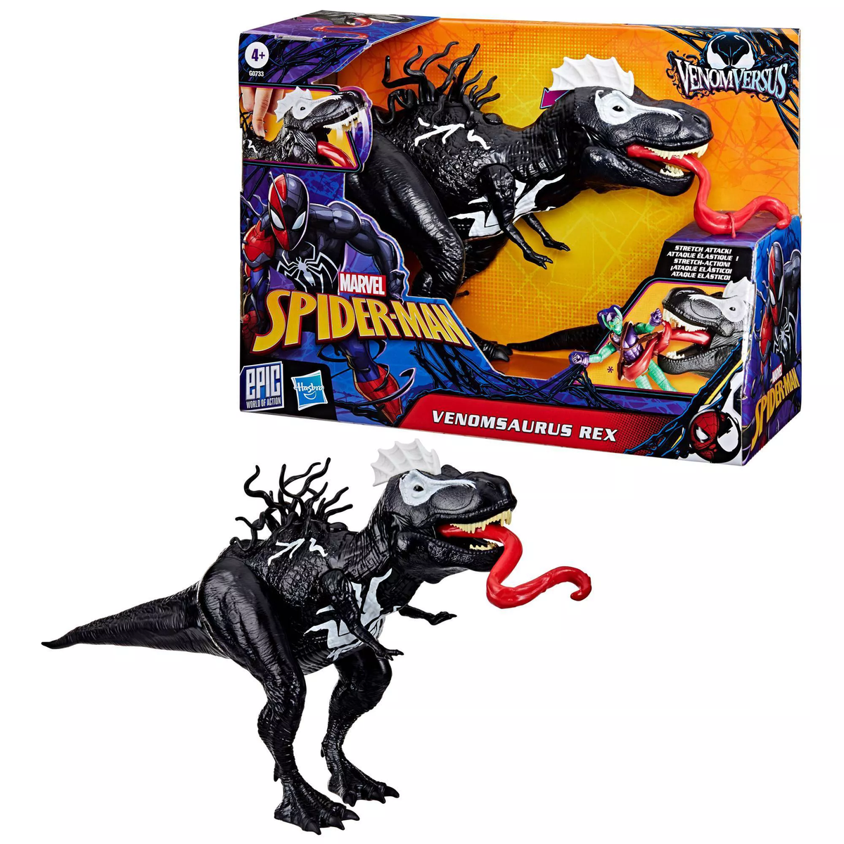 Hasbro Spider-Man VenomVersus Venomsaurus Rex 16-Inch Plastic Action Figure - View 5