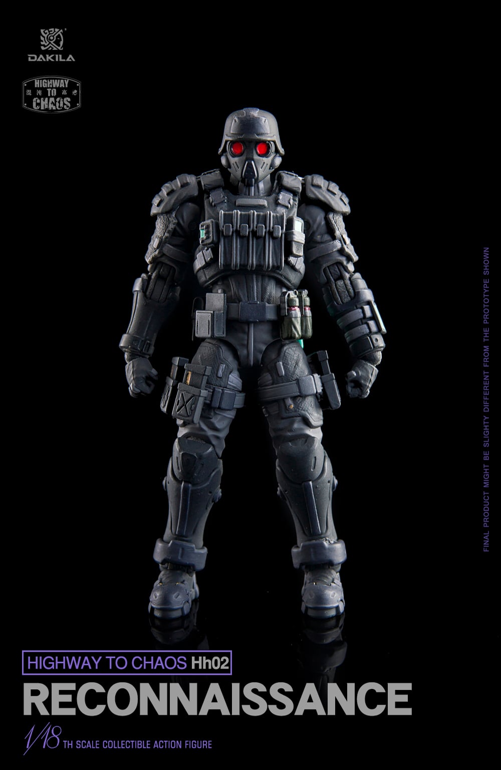 Dakila Highway to Chaos HH02 Reconnaissance Hellhound Scout 1/18 Scale Action Figure - View 11