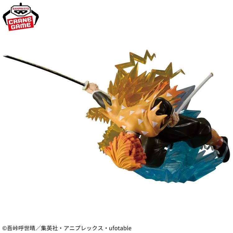 Bandai Demon Slayer: Kimetsu no Yaiba Vibration Stars Plus Zenitsu Agatsuma 4.5-Inch Figure - View 4