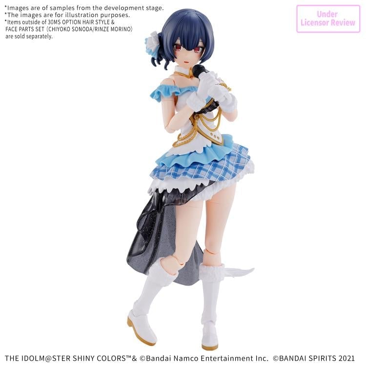 Bandai The Idolmaster Shiny Colors 30 Minutes Sisters Option Hairstyle & Face Parts (Chiyoko Sonoda & Rinze Morino) Accessory Kit Set - View 3