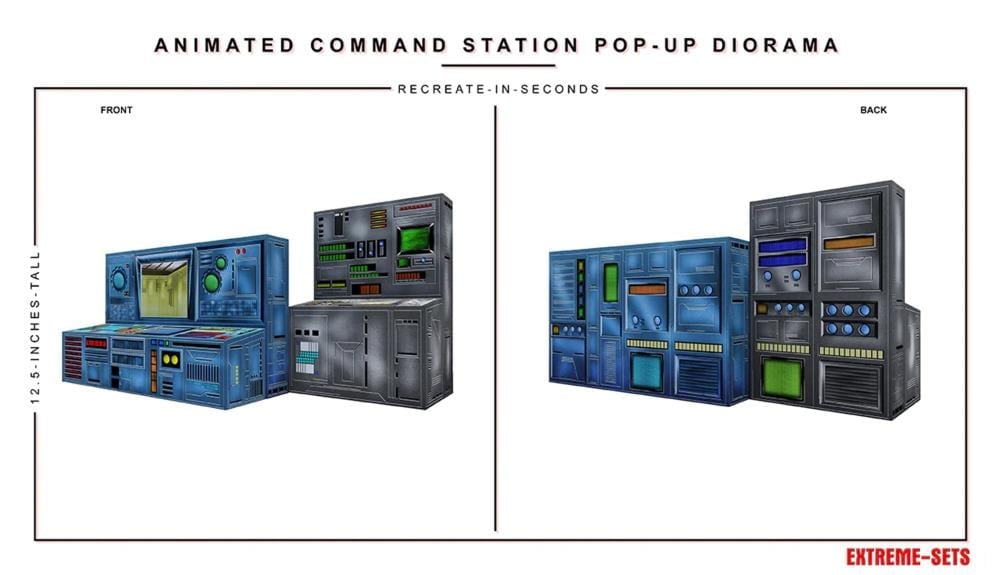 Extreme-Sets Animated Command Station 1/12 Scale Pop-Up Diorama from the Multiverse Collection - View 7