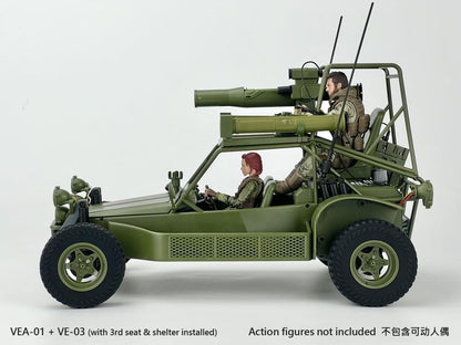 Fans Hobby VEA-01 Missile Launcher Set 1/12 Scale Plastic Accessory 4-Inch - View 23