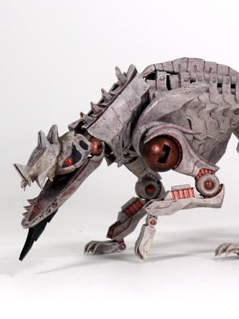Creative Beast Studio Cyberzoic Razorhound Achillobator Armor Unit 1/18 Scale Accessory Set
