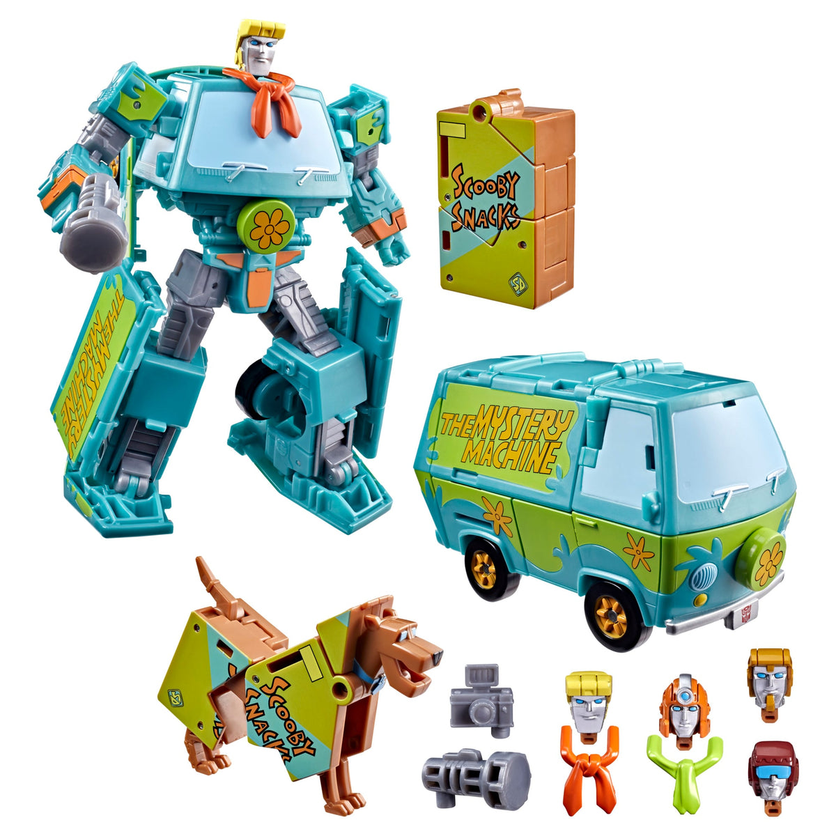 Hasbro Transformers Collaborative Scooby Doo x Transformers Mysterious Prime and Automutt Action Figure Set - View 8