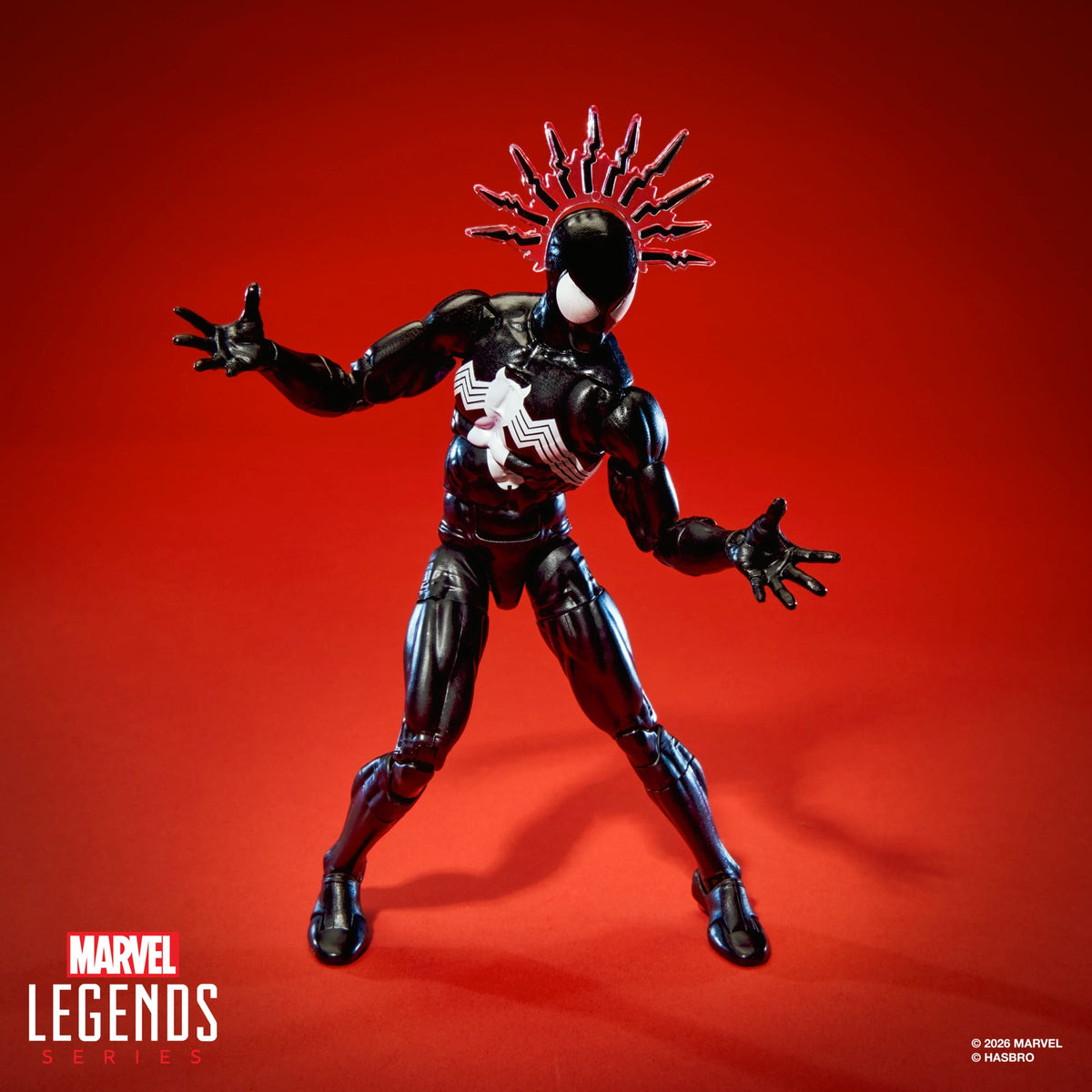 Hasbro Marvel Legends Maximum Series Spider-Man (Symbiote) Action Figure - View 3