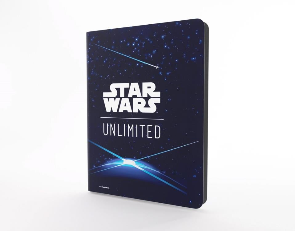 Gamegenic Star Wars: Unlimited Card Back Blue Casual Trading Card Album, Polypropylene - View 3