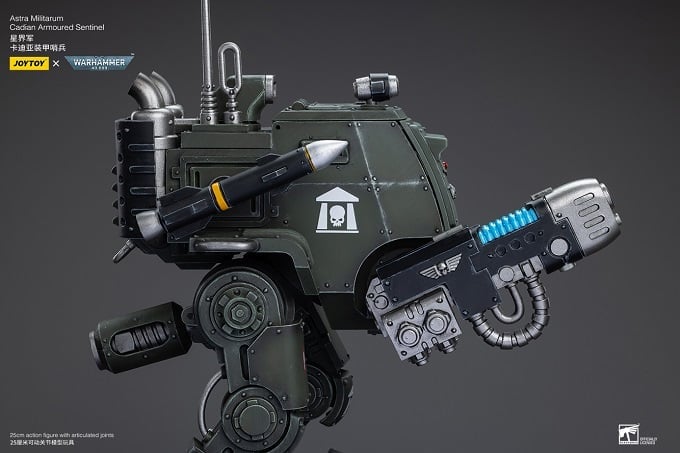JoyToy Warhammer 40K Astra Militarum Cadian Armoured Sentinel 1/18 Scale Plastic Action Figure - View 19
