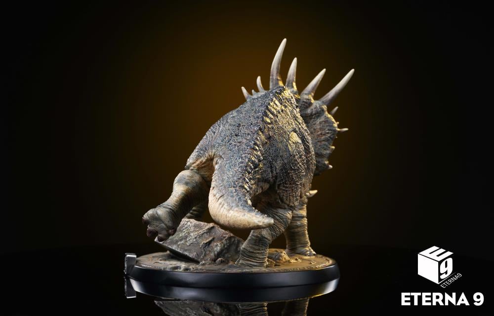E9 Studio Dinosaur Series Styracosaurus Statue in PVC and Resin - View 7