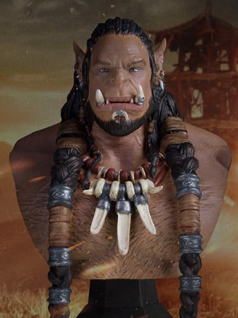 Gentle Giant Warcraft Durotan Classic 1/6 Scale SDCC 2016 Exclusive Limited Edition Bust 7-Inch