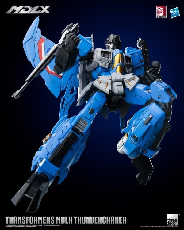 threezero Transformers MDLX Articulated Figure Series Thundercracker 7.8-Inch Action Figure - View 7