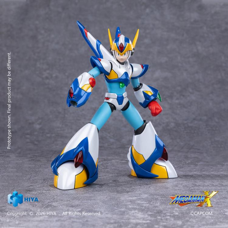 Hiya Toys Mega Man X Exquisite Basic X (Falcon Armor Ver.) 6-Inch Action Figure - View 9