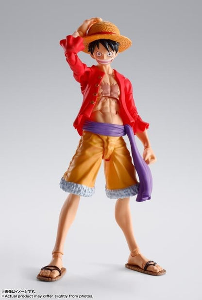 Bandai Tamashii Nations S.H.Figuarts One Piece Monkey D. Luffy The Raid on Onigashima Action Figure - View 3