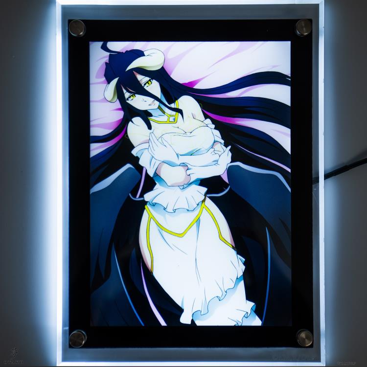 Otaku Lamps Overlord Albedo LED Poster Light Display (10-Inch) - View 4